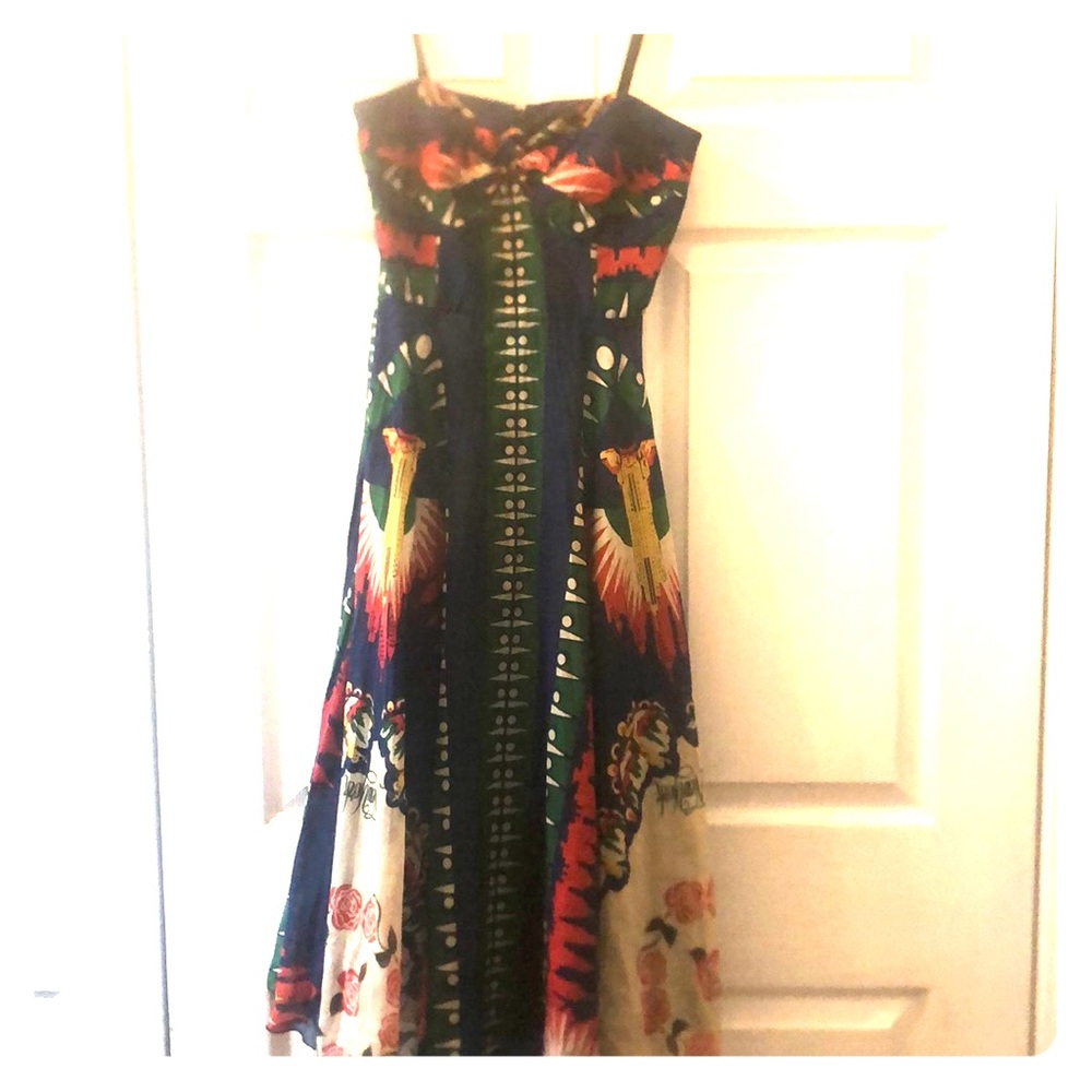Anna Sui Spring 2017 New York Print Dress